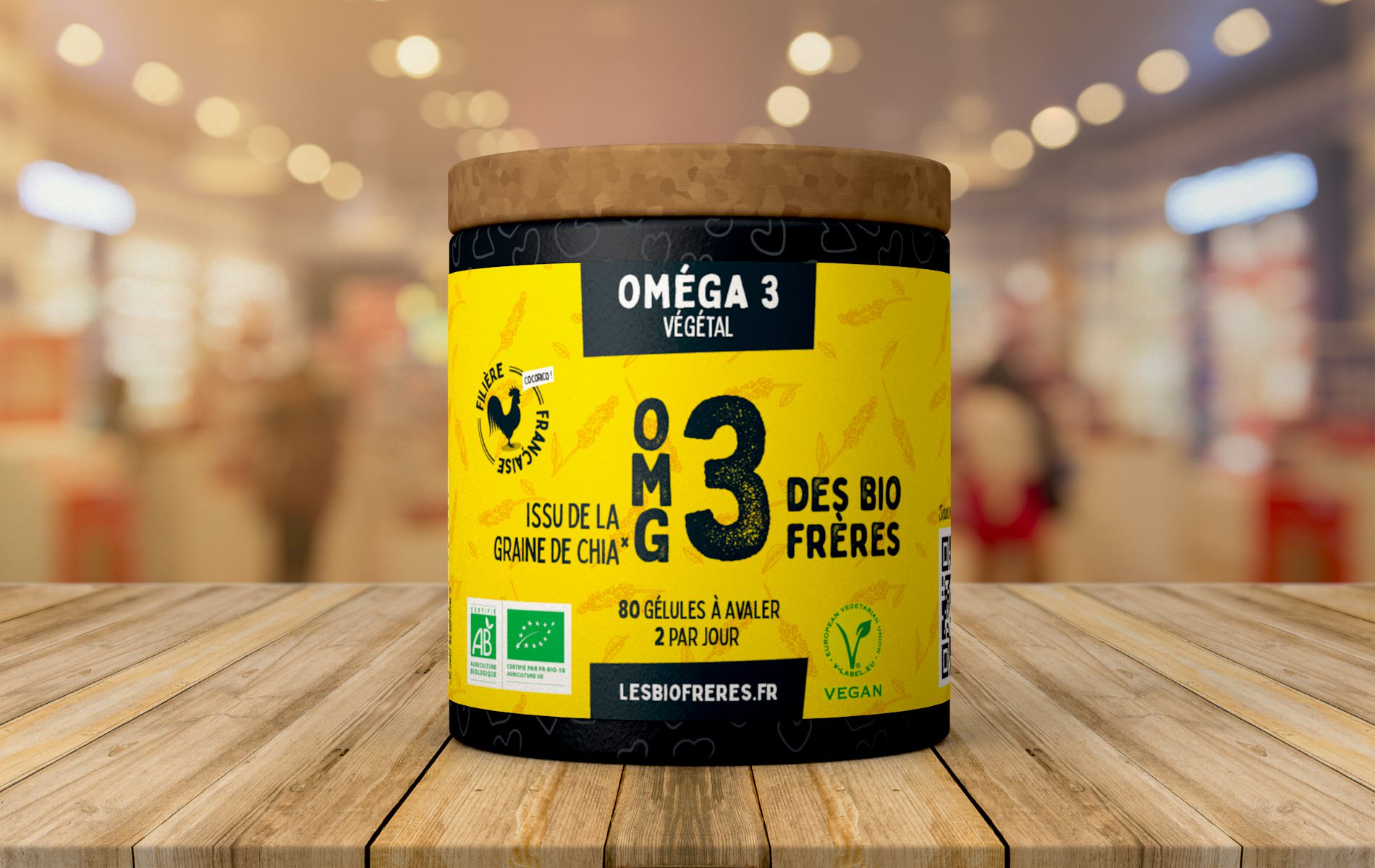 OMG3 ! Les gélules Oméga 3 Vegan d'origine naturelle des Bio Frères