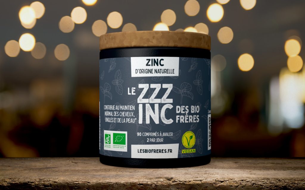 zzzinc, vegan zinc of natural origin from the bio frères