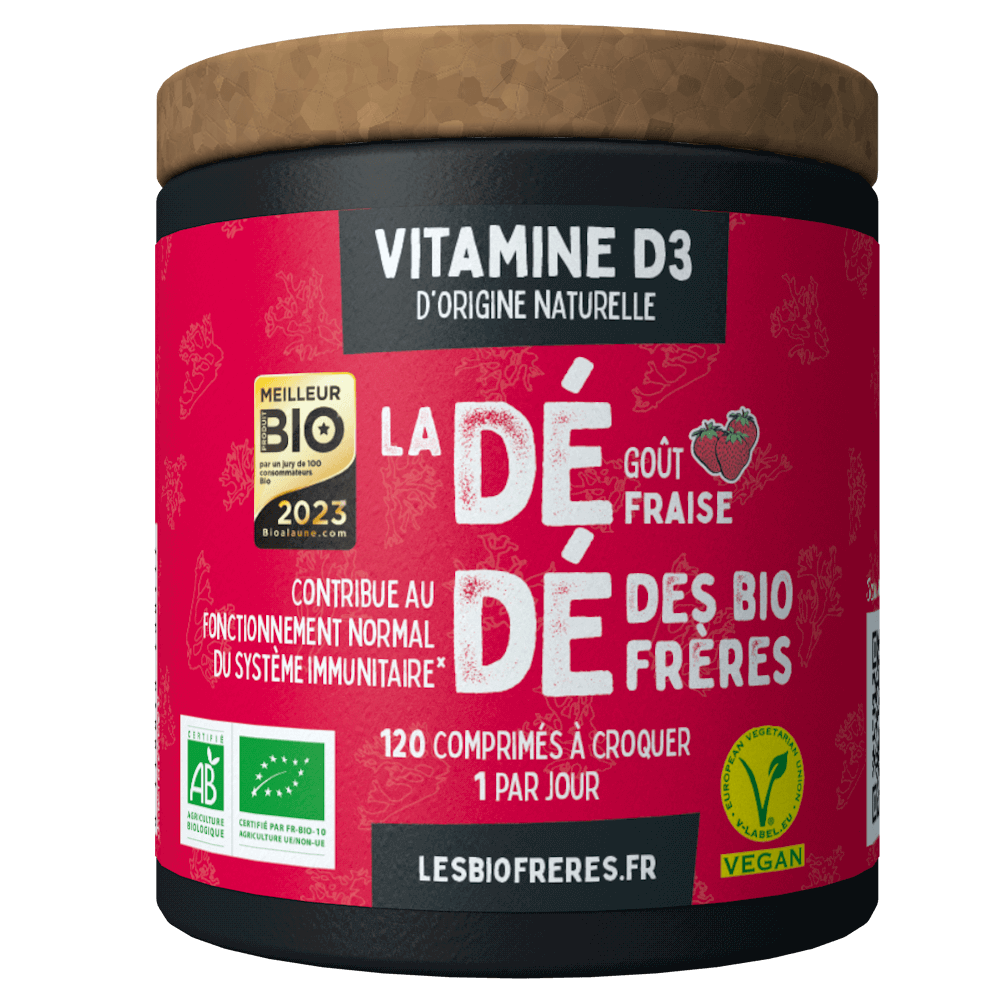vegan d3 vitamine dede gout fraise