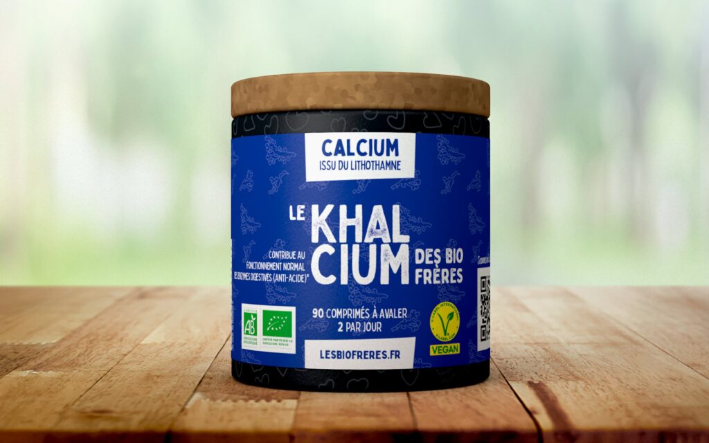 khalcium, le calcium vegan à base de lithothamne d’origine naturelle