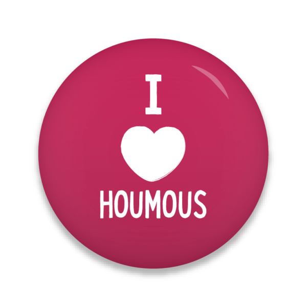 badge i love houmous