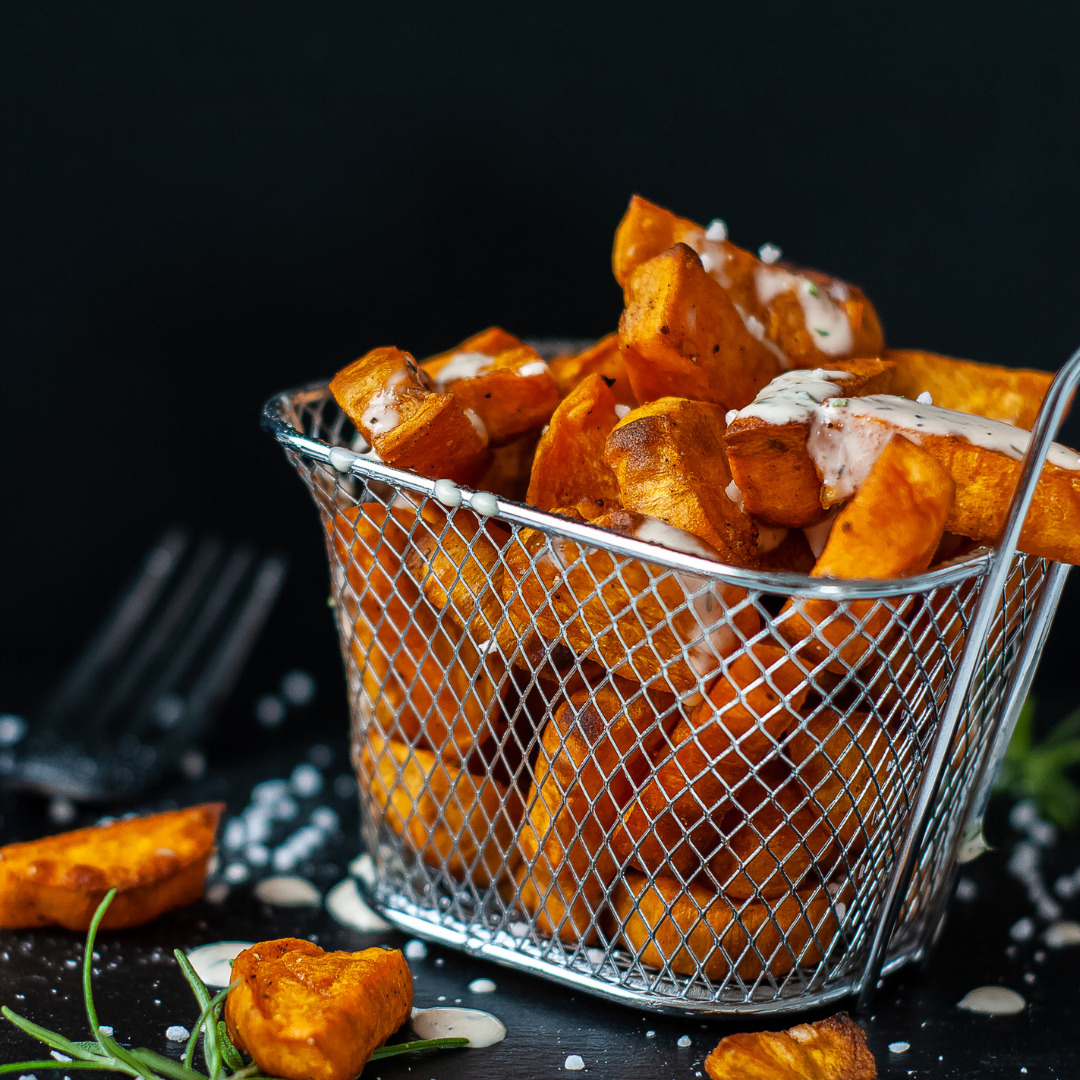 Frites de patate douce – Les Bio Frères