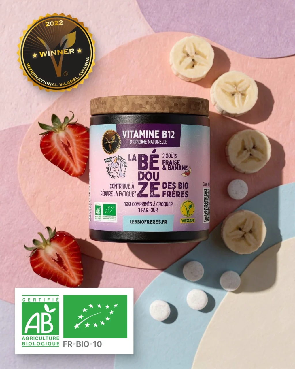 b12 120 principal fraise banane