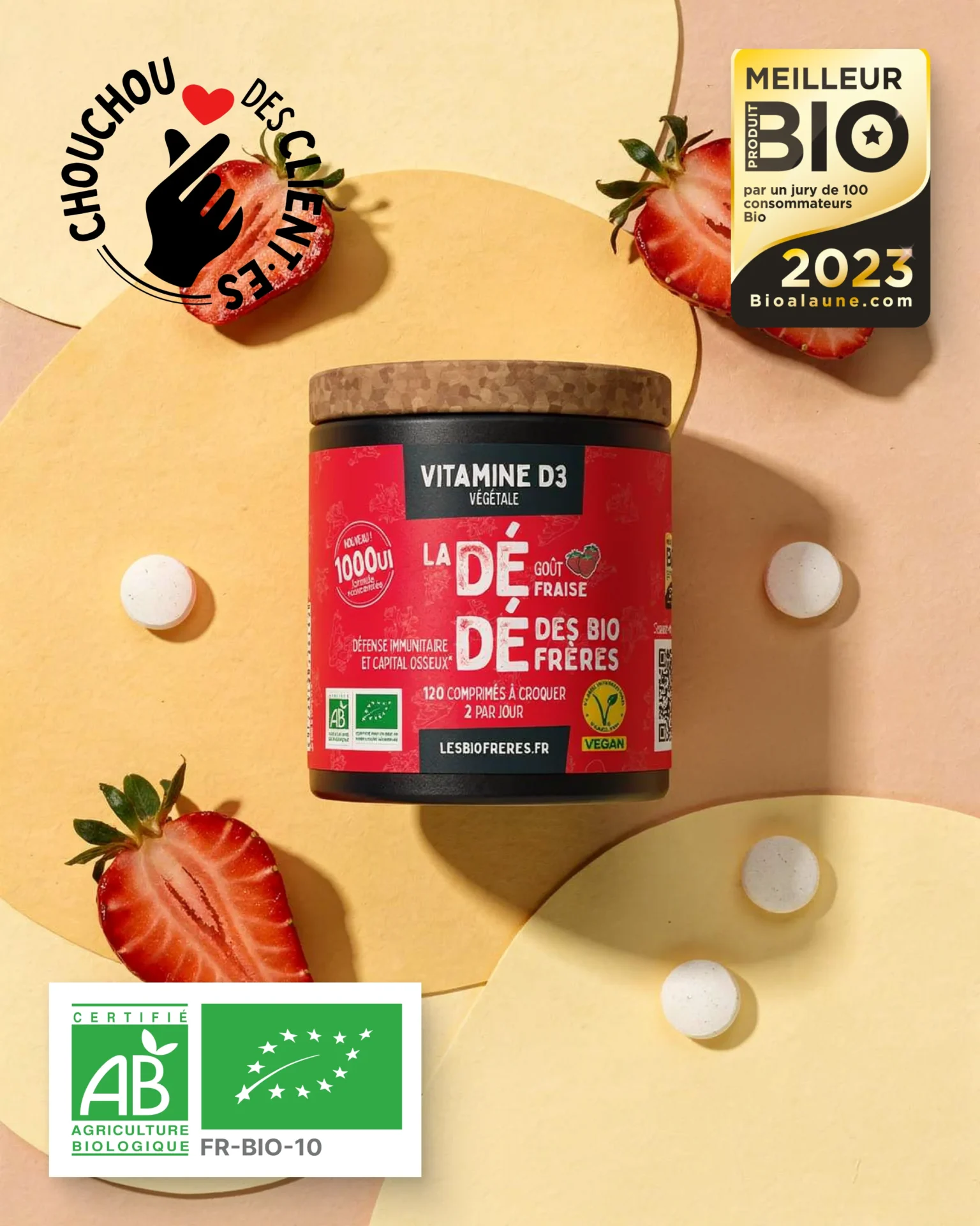 d3 120 principal fraise